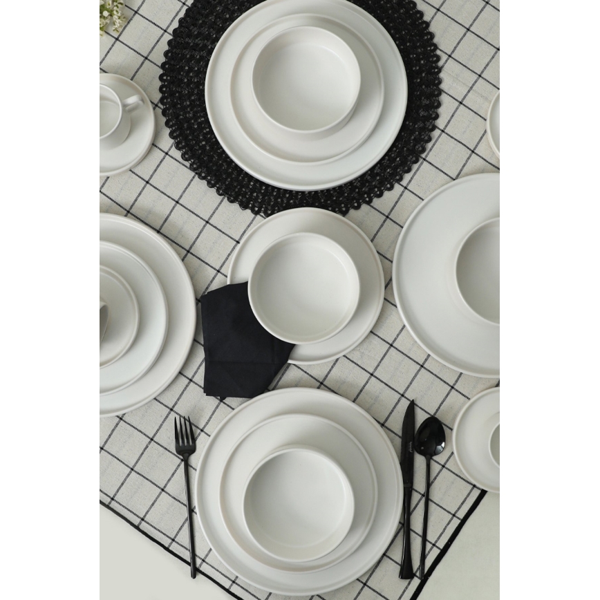 Set da tavola 20 pezzi bianco/ceramica