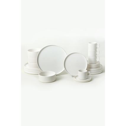 Set da tavola 20 pezzi bianco/ceramica