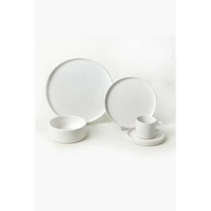 Set da tavola 20 pezzi bianco/ceramica