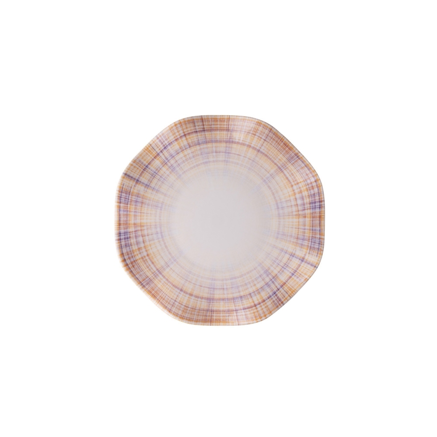 Set da tavola 24 pezzi, arancione in porcellana