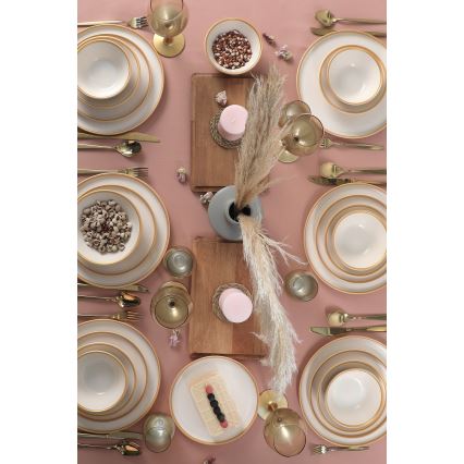 Set da tavola 24 pezzi beige/ceramica