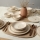 Set da tavola 24 pezzi beige/ceramica