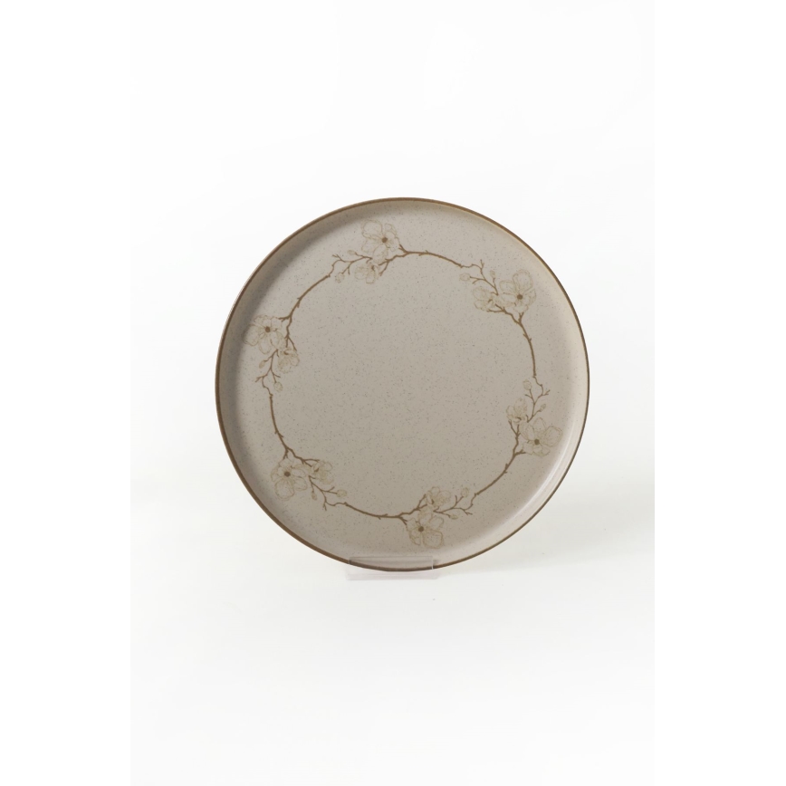 Set da tavola 24 pezzi beige/ceramica