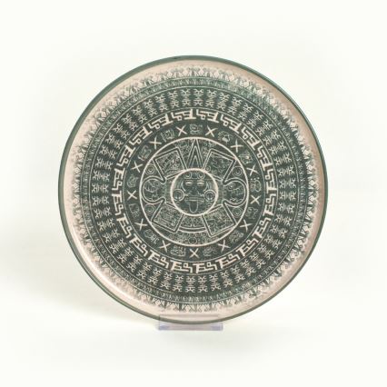 Set da tavola 24 pezzi beige/verde in gres