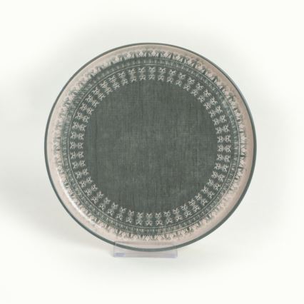 Set da tavola 24 pezzi beige/verde in gres