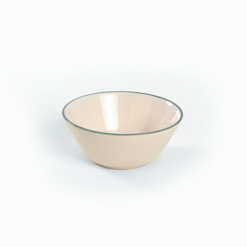 Set da tavola 24 pezzi beige/verde in gres