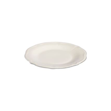 Set da tavola 24 pezzi bianco/argento/porcellana