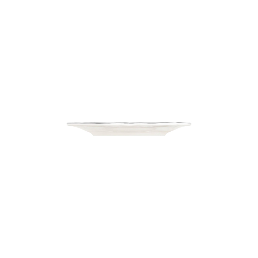 Set da tavola 24 pezzi bianco/argento/porcellana