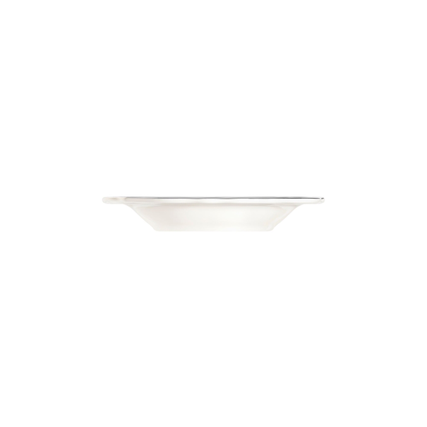 Set da tavola 24 pezzi bianco/argento/porcellana