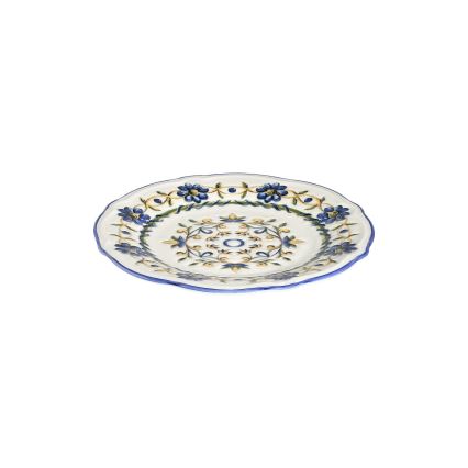 Set da tavola 24 pezzi bianco/blu/giallo/porcellana