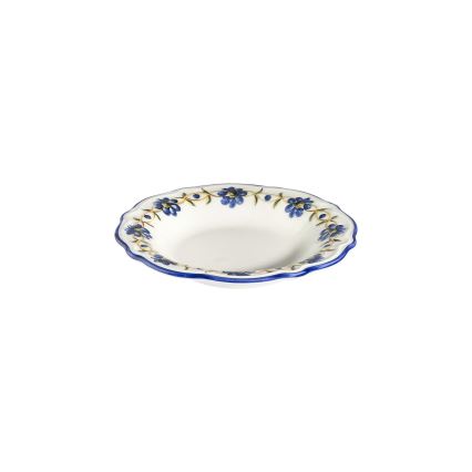 Set da tavola 24 pezzi bianco/blu/giallo/porcellana