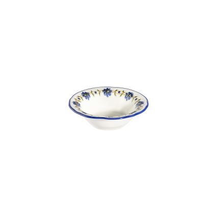 Set da tavola 24 pezzi bianco/blu/giallo/porcellana