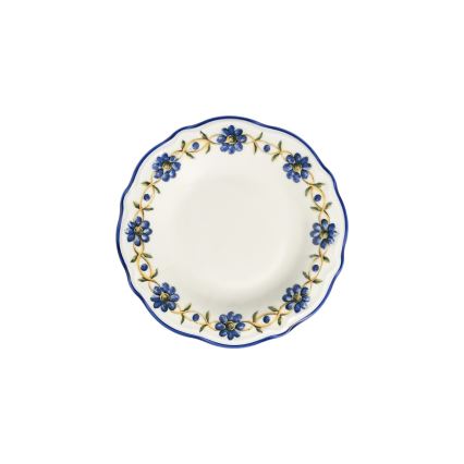 Set da tavola 24 pezzi bianco/blu/giallo/porcellana