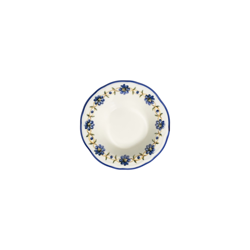 Set da tavola 24 pezzi bianco/blu/giallo/porcellana