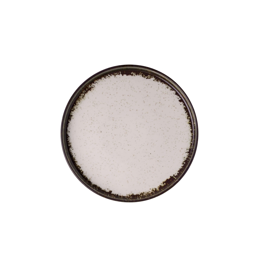 Set da tavola 24 pezzi bianco/marrone/porcellana