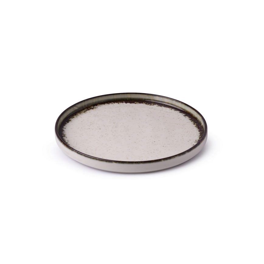 Set da tavola 24 pezzi bianco/marrone/porcellana