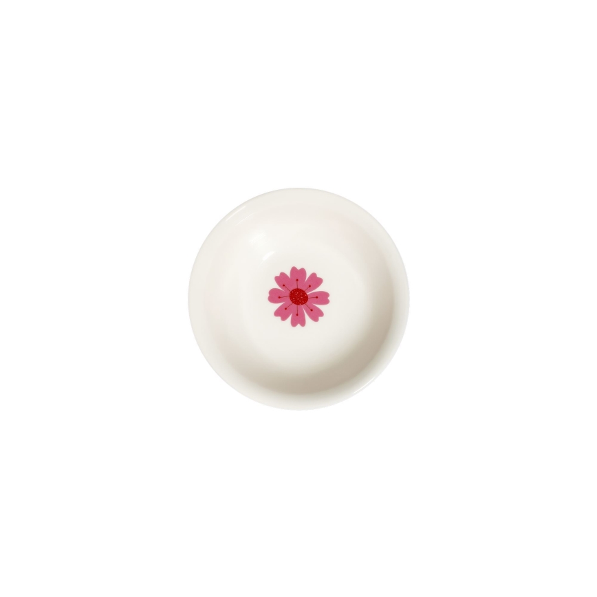 Set da tavola 24 pezzi bianco/rosso/verde/porcellana