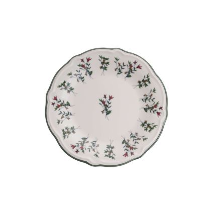 Set da tavola 24 pezzi bianco/verde/porcellana