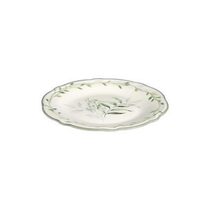 Set da tavola 24 pezzi bianco/verde/porcellana