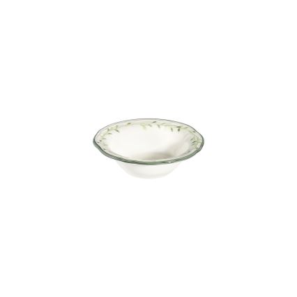 Set da tavola 24 pezzi bianco/verde/porcellana