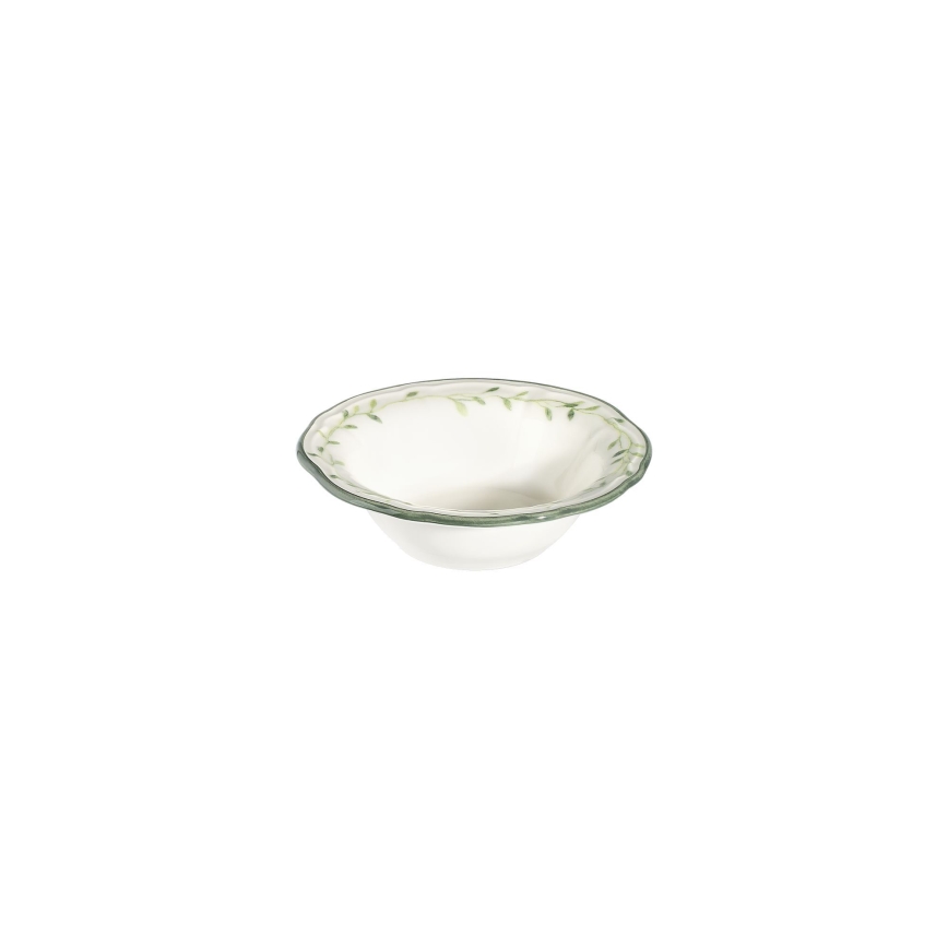 Set da tavola 24 pezzi bianco/verde/porcellana