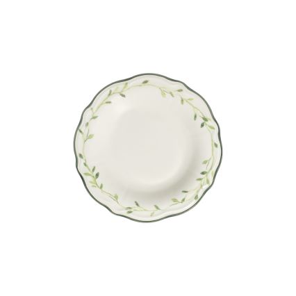 Set da tavola 24 pezzi bianco/verde/porcellana