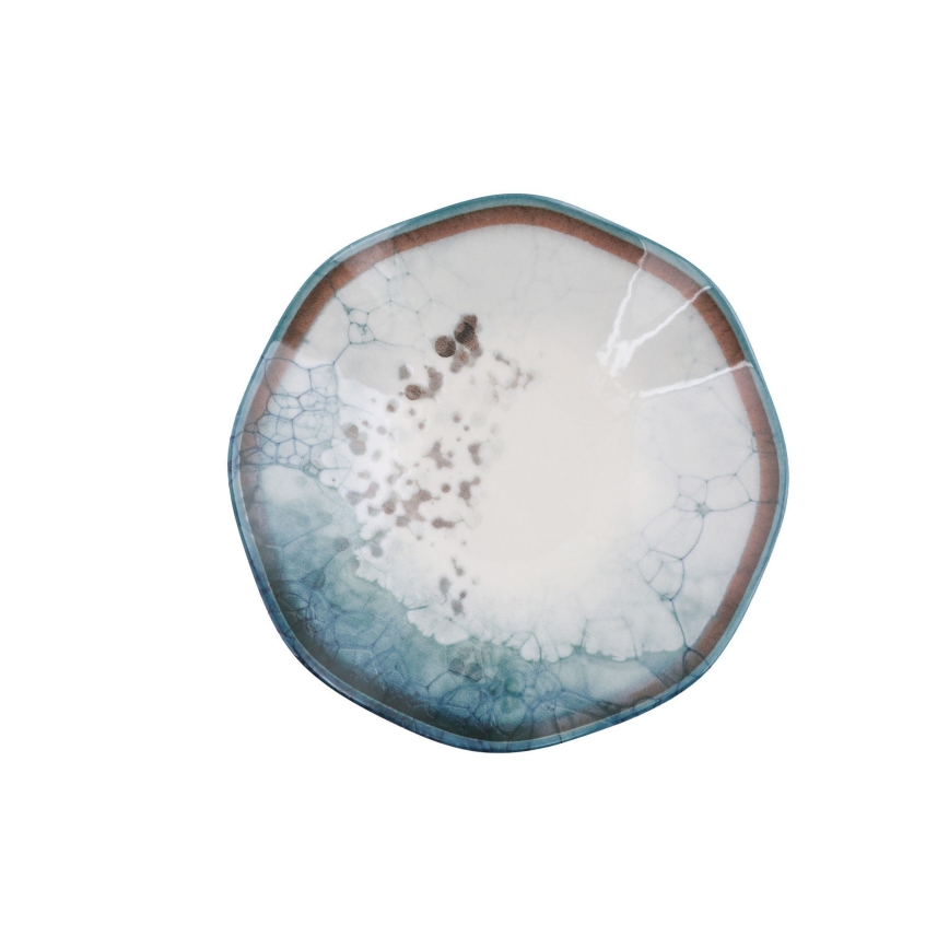 Set da tavola 24 pezzi blu/porcellana