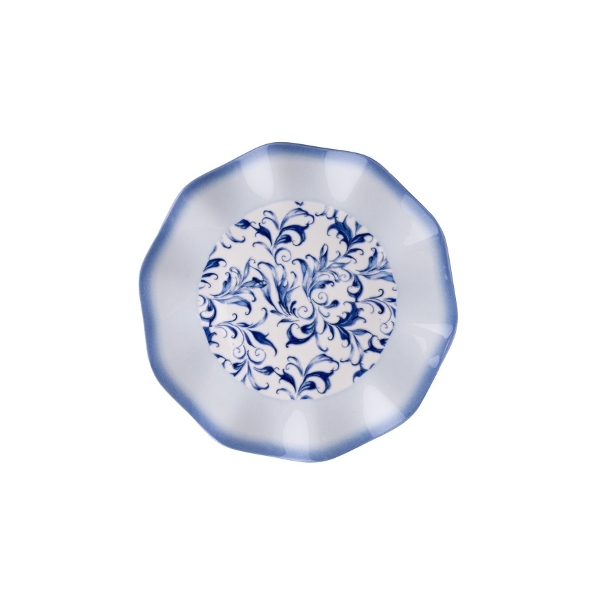 Set da tavola 24 pezzi blu/porcellana