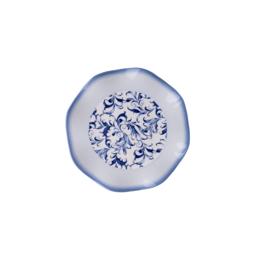 Set da tavola 24 pezzi blu/porcellana