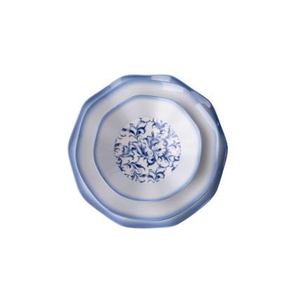 Set da tavola 24 pezzi blu/porcellana