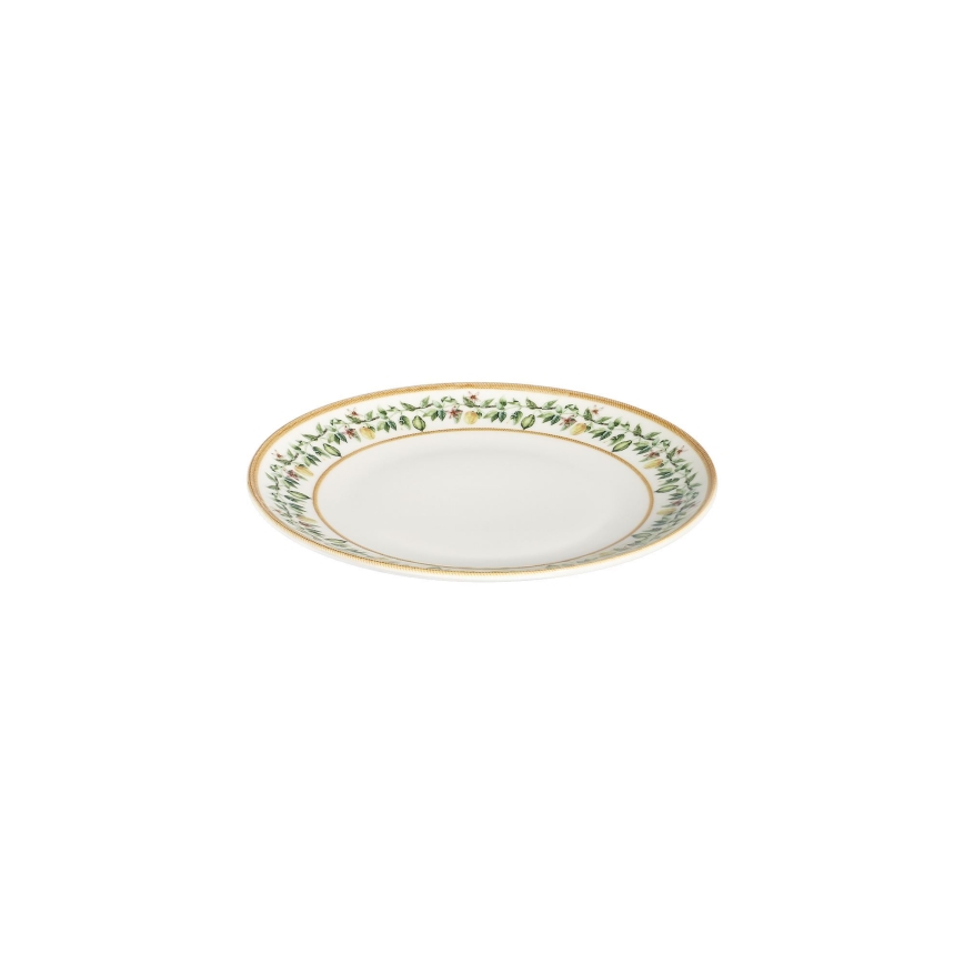 Set da tavola 24 pezzi crema/beige/verde/porcellana