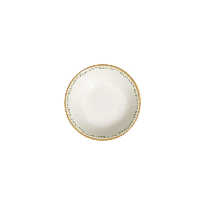 Set da tavola 24 pezzi crema/beige/verde/porcellana