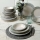 Set da tavola 24 pezzi crema/verde/ceramica
