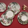 Set da tavola 24 pezzi in ceramica multicolore