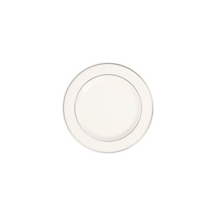 Set da tavola 24 pezzi in porcellana, bianco/argento