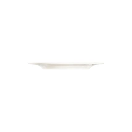 Set da tavola 24 pezzi in porcellana, bianco/argento