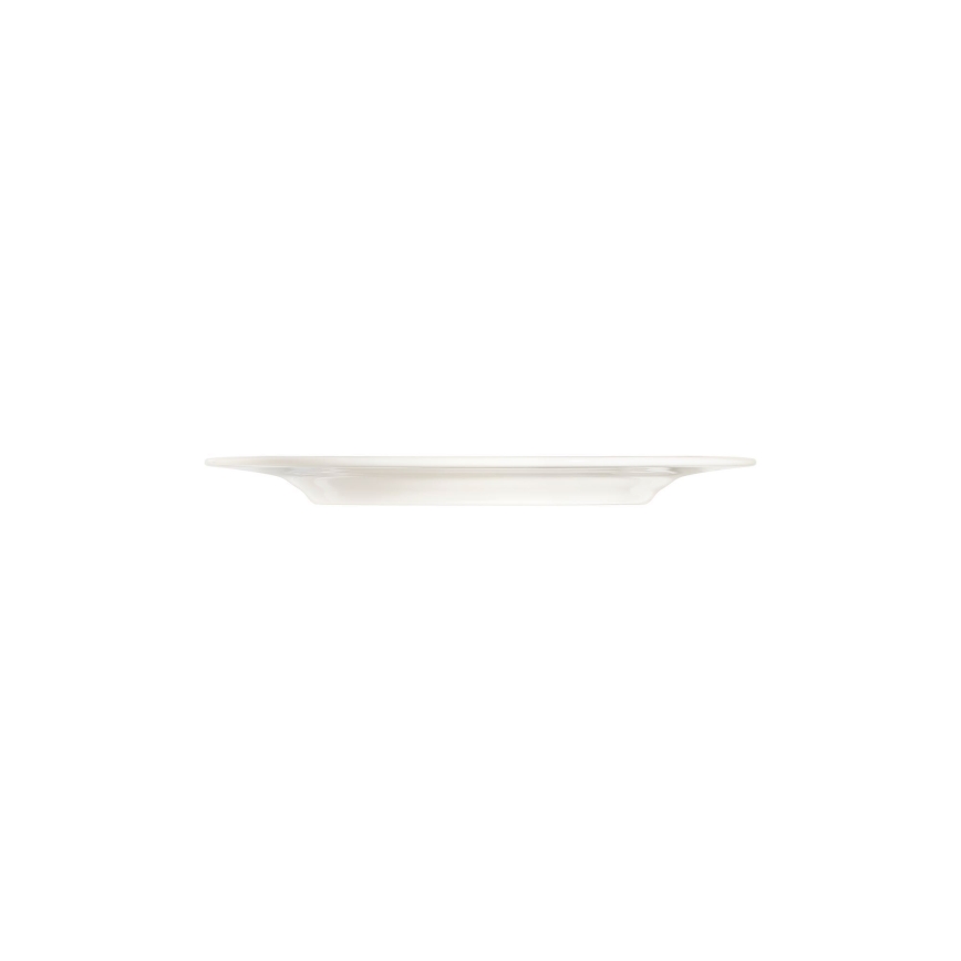 Set da tavola 24 pezzi in porcellana, bianco/argento