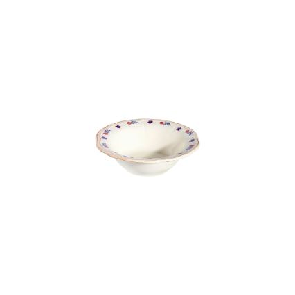 Set da tavola 24 pezzi in porcellana, bianco/blu/rosso
