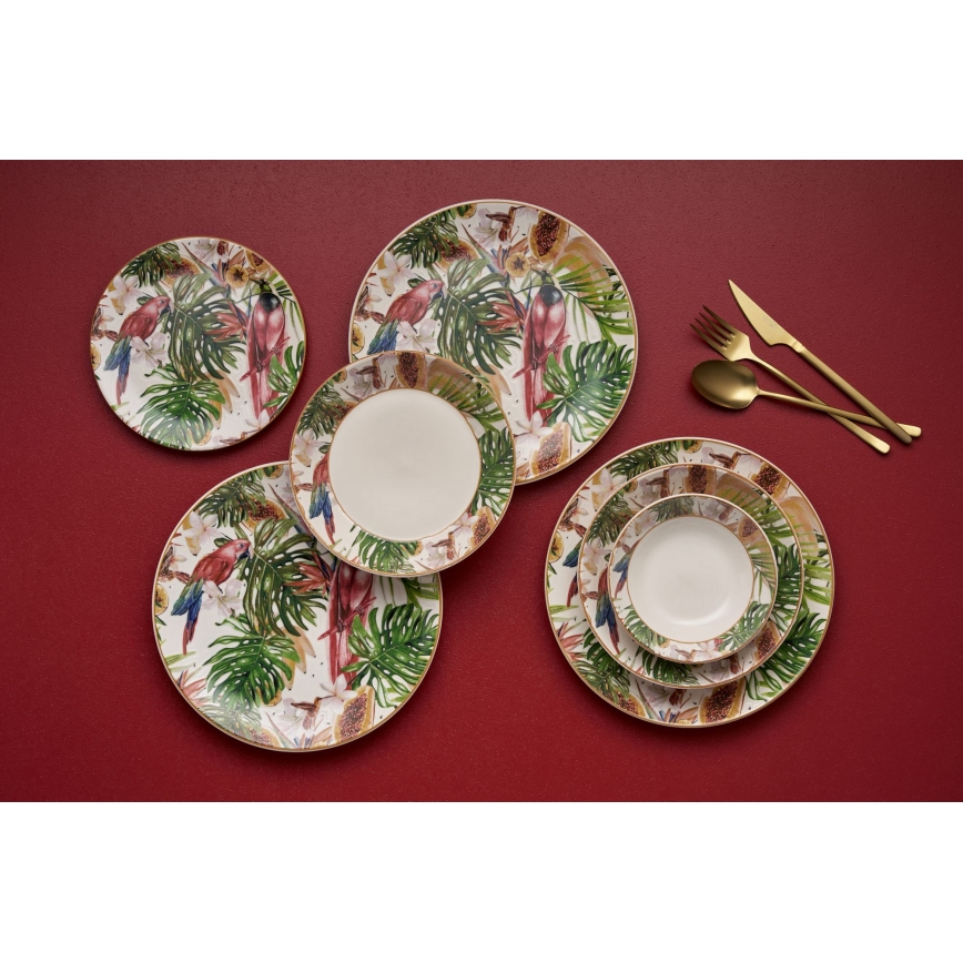 Set da tavola 24 pezzi multicolore/ceramica
