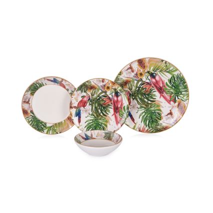 Set da tavola 24 pezzi multicolore/ceramica