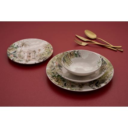 Set da tavola 24 pezzi multicolore/ceramica