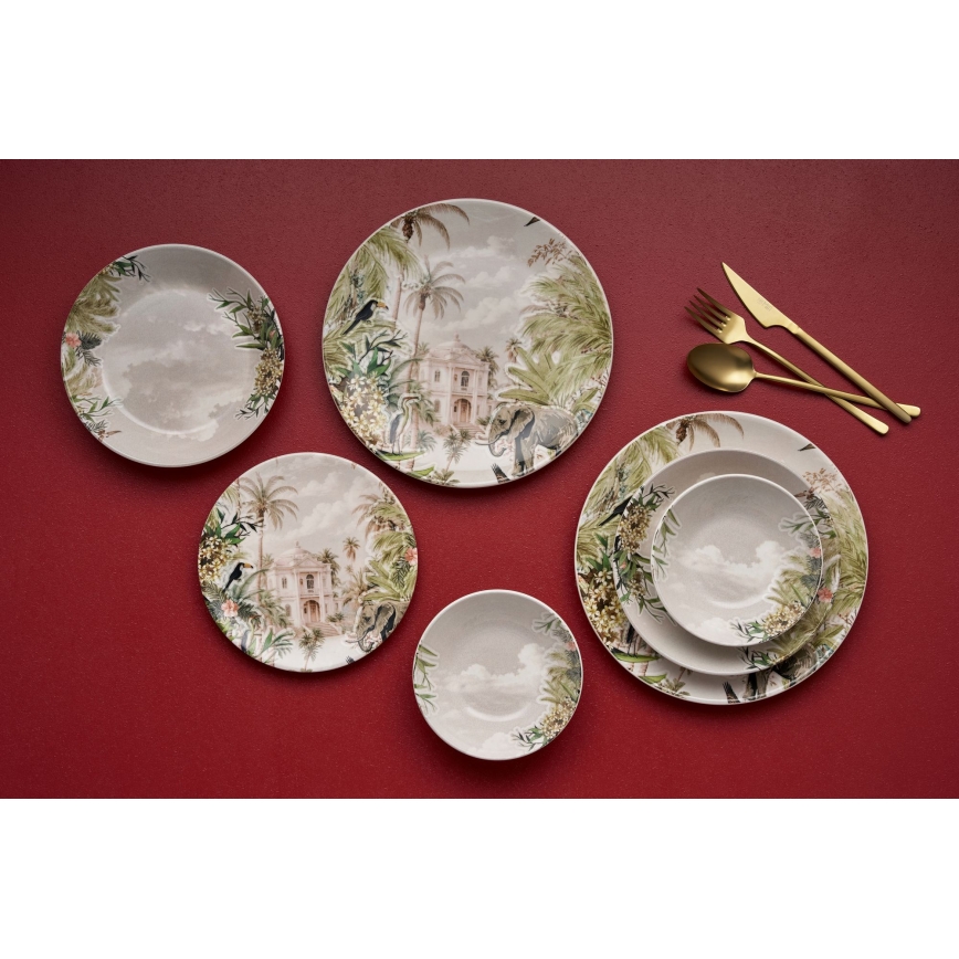 Set da tavola 24 pezzi multicolore/ceramica