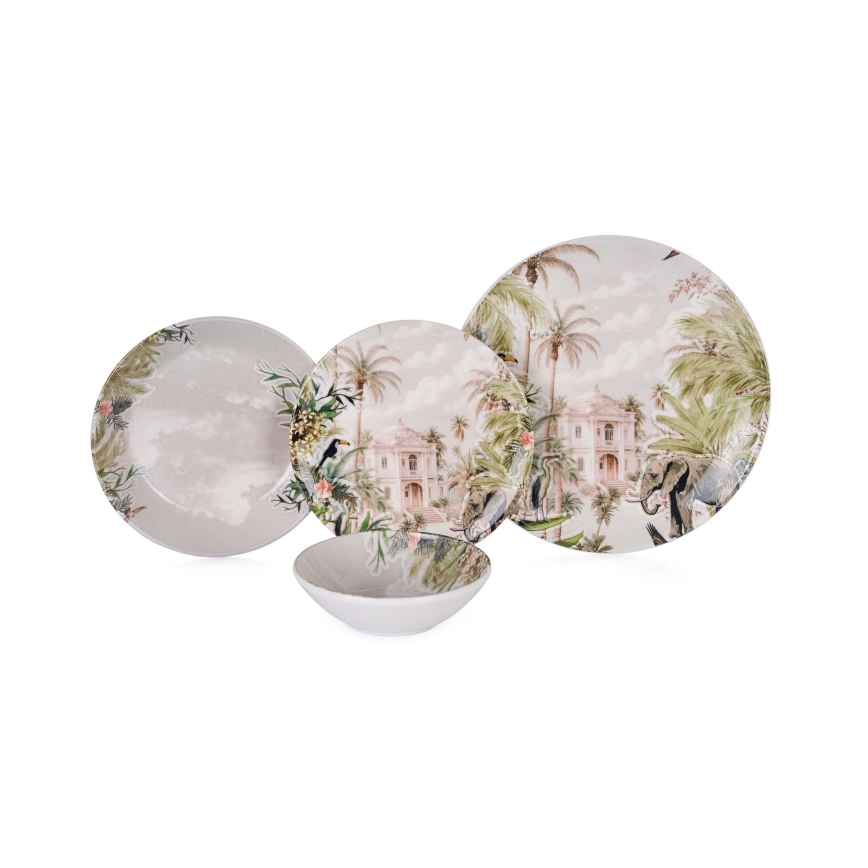 Set da tavola 24 pezzi multicolore/ceramica