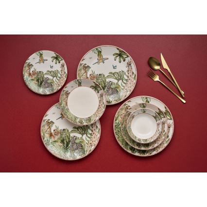 Set da tavola 24 pezzi multicolore/ceramica
