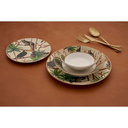 Set da tavola 24 pezzi multicolore/ceramica