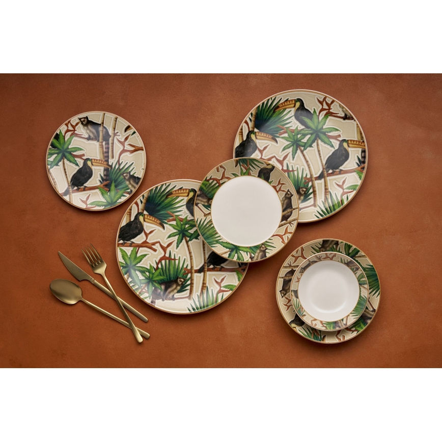 Set da tavola 24 pezzi multicolore/ceramica