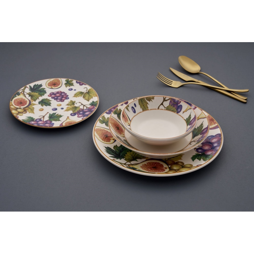 Set da tavola 24 pezzi multicolore/ceramica
