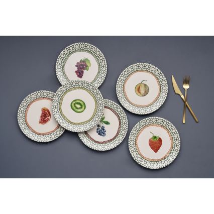 Set da tavola 24 pezzi multicolore/ceramica