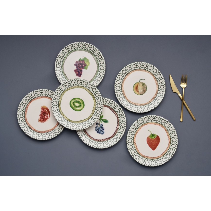 Set da tavola 24 pezzi multicolore/ceramica