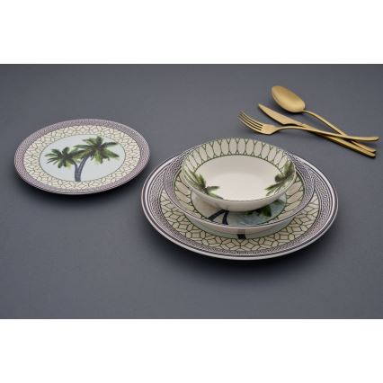Set da tavola 24 pezzi multicolore/ceramica